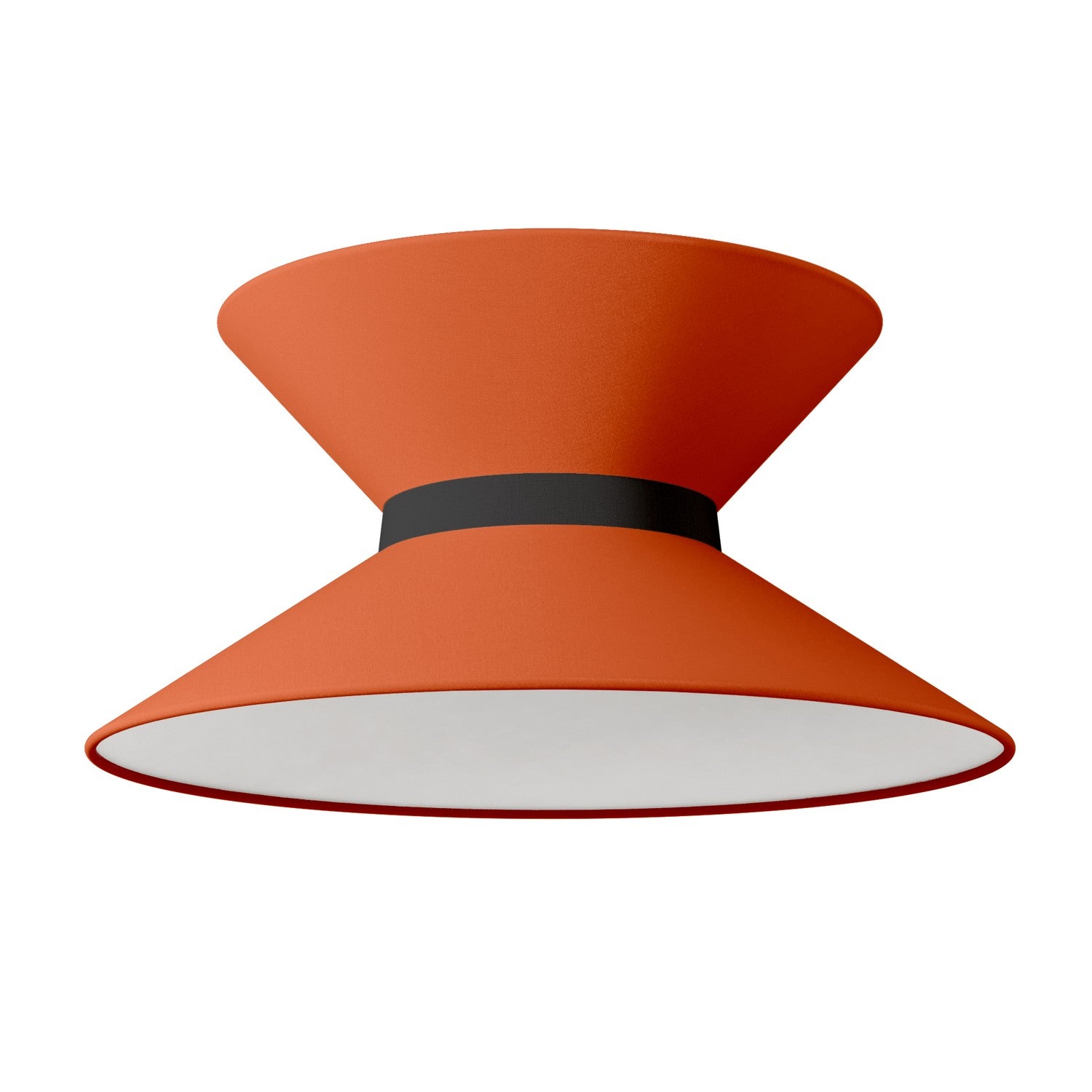 Paralume in tessuto Clessidra Cinette aragosta - Made in Italy Teletta antracite