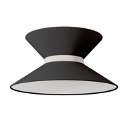 Paralume in tessuto Clessidra Teletta antracite - Made in Italy Arenal sabbia