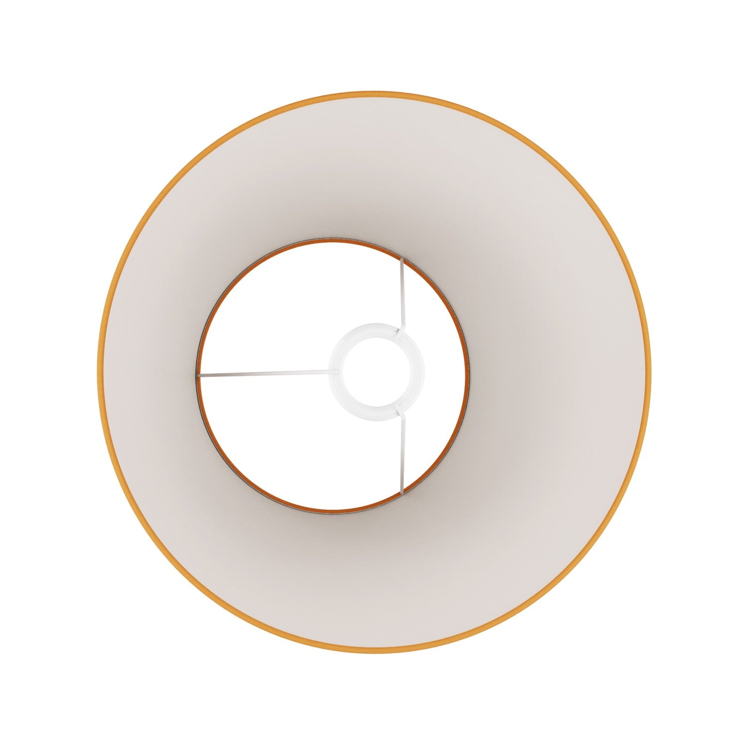 Paralume Impero M in tessuto per lampada da terra con attacco E27 - Made in Italy - Teletta Mandarino