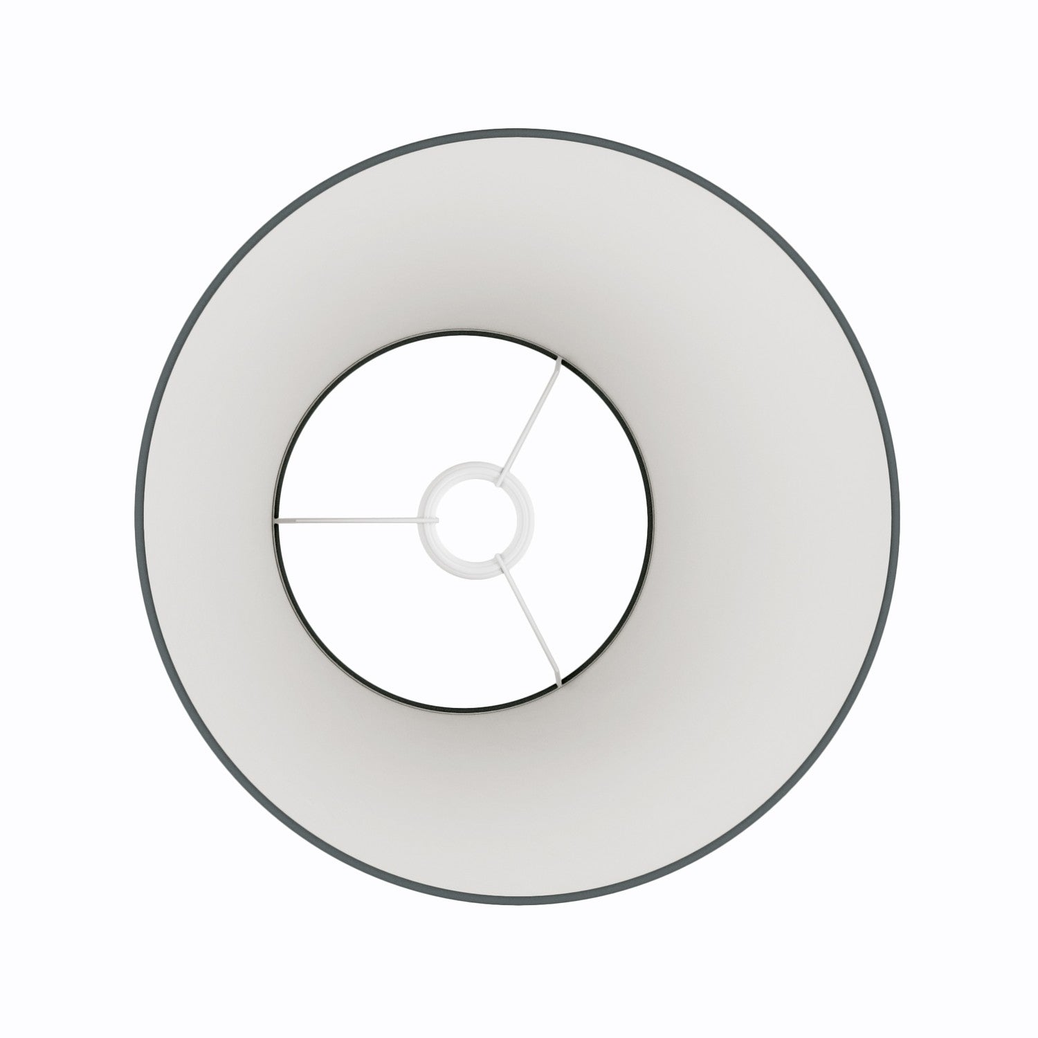 Paralume Impero M per sospensione con attacco E27 - Made in Italy - Teletta Grigio Scuro