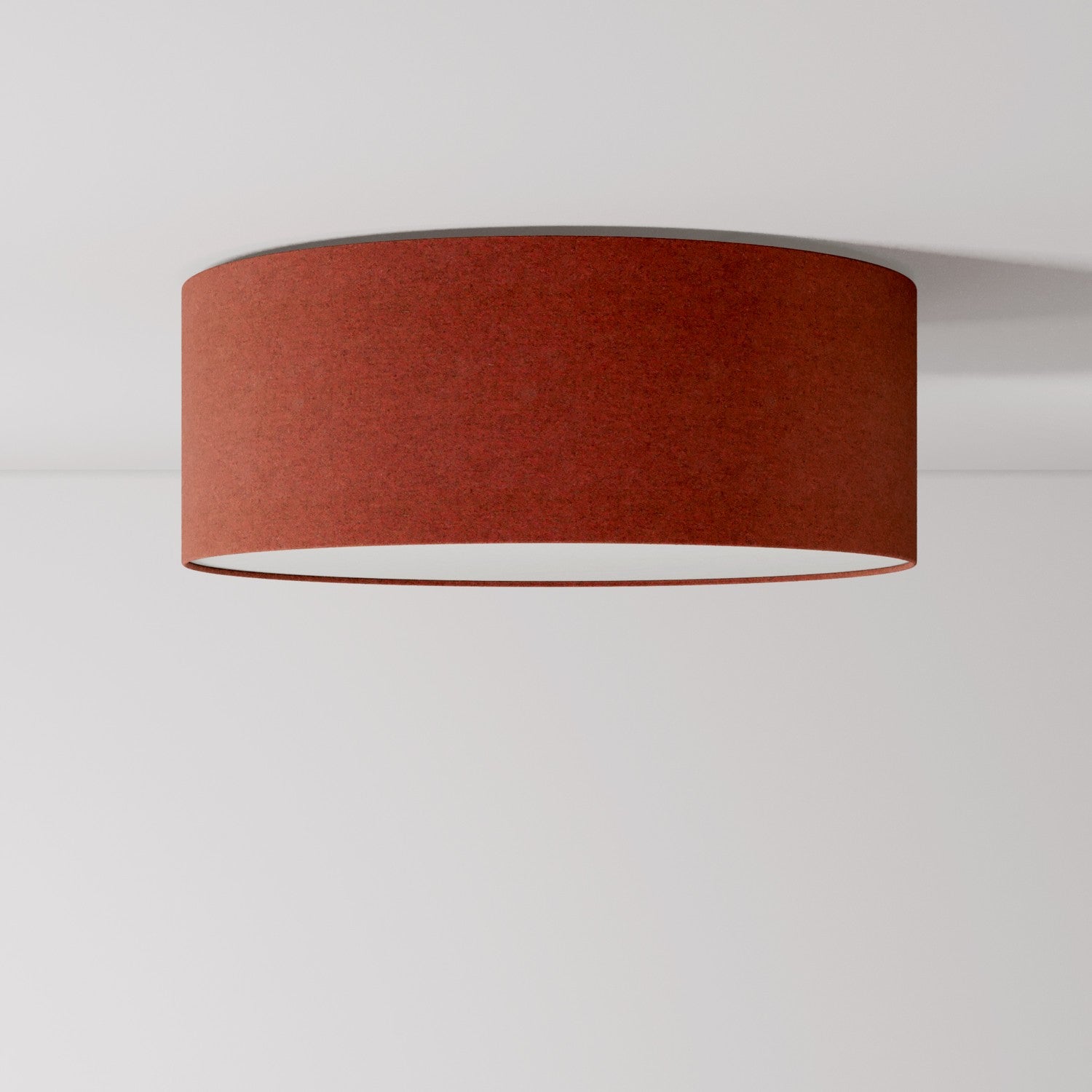 Plafoniera in tessuto Medium Slim - Made in Italy - Lana Aragosta