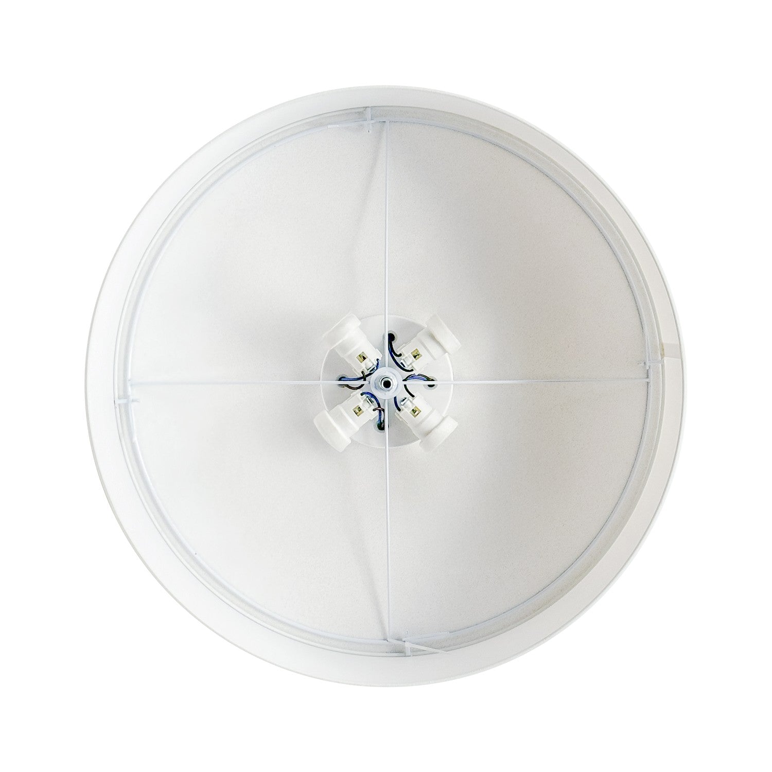 Plafoniera in tessuto Medium Slim - Made in Italy - Lana Marrone