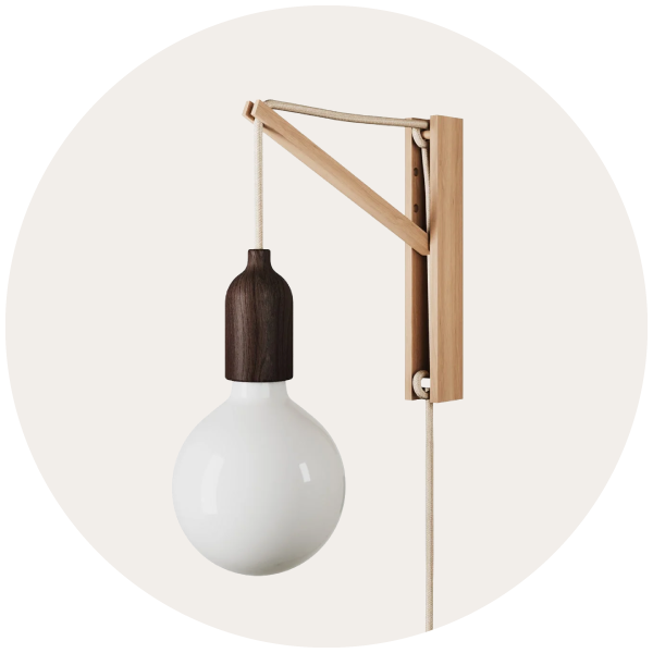 Lampen met stekker