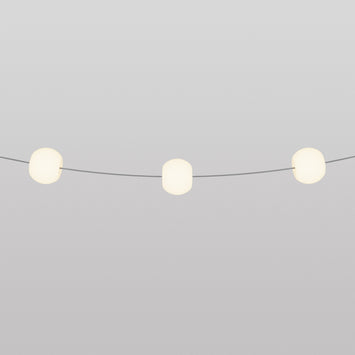 Guirlande lumineuse 3 points lumineux d’extérieur IP67 Gris - Marina3 Cherry