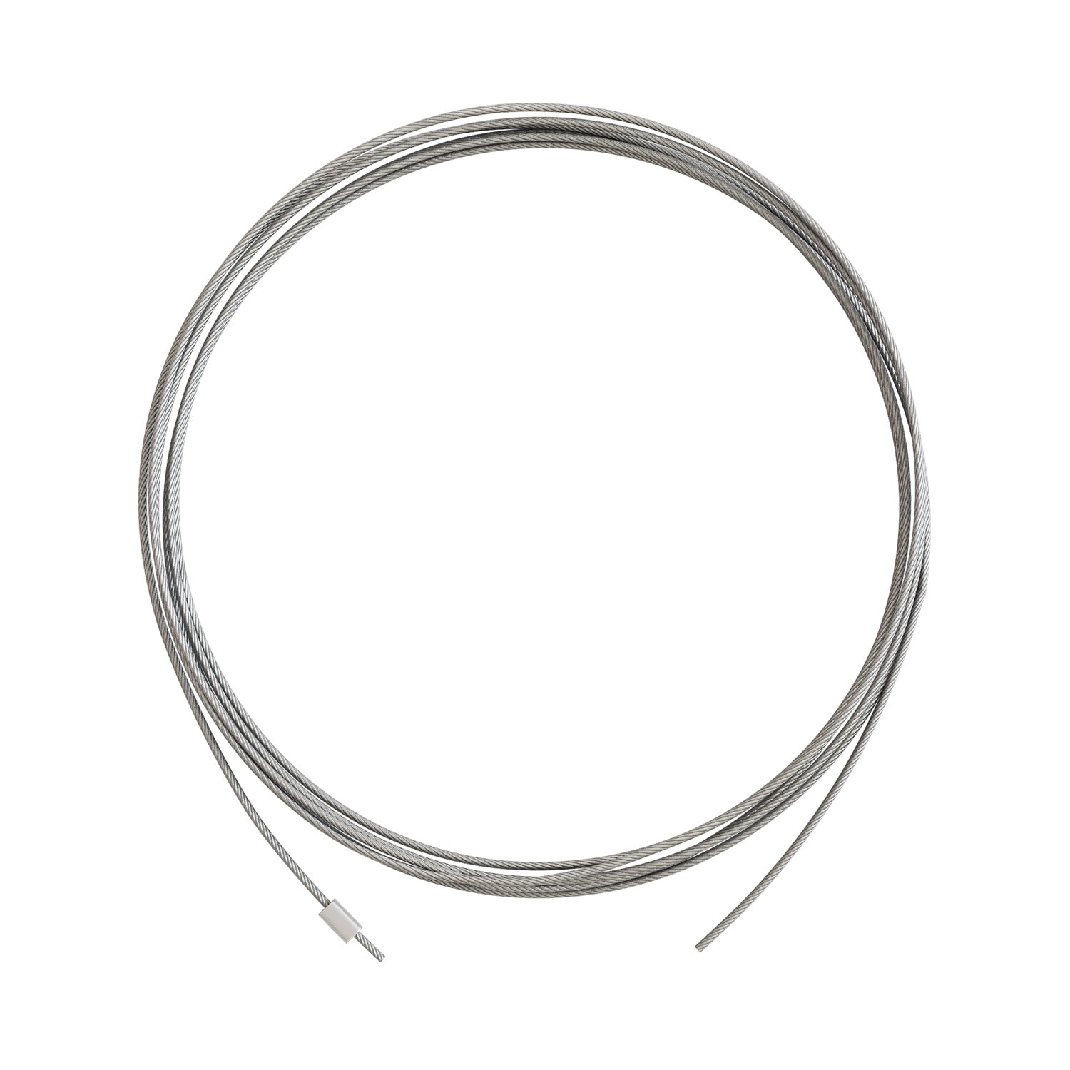 Câble tirant en acier de 3 mètres avec bille de blocage pour suspensions - Ø 1,5 mm (Charge 25 kg)