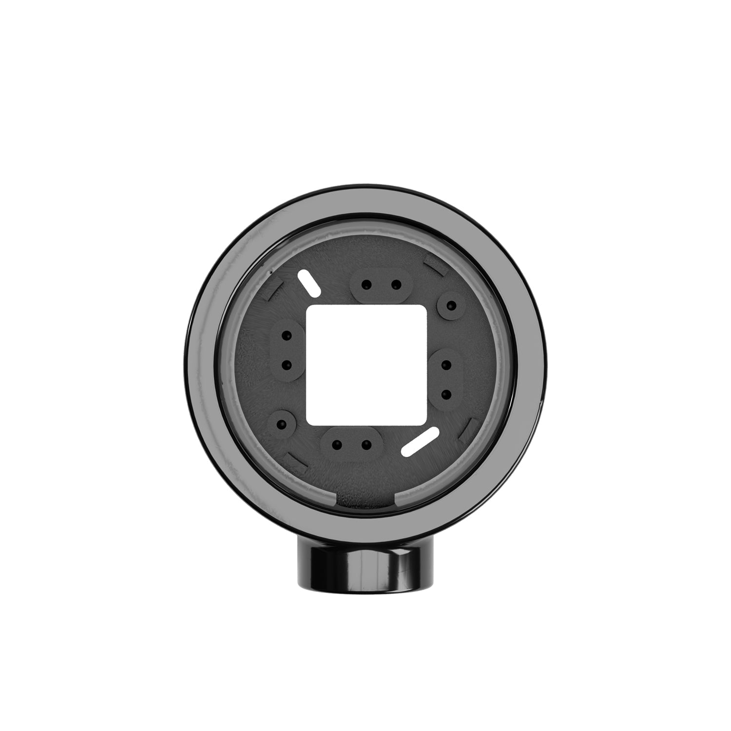 Base in porcellana nera per presa elettrica e interruttore/deviatore compatibile con Creative-Tubes - da 1 a 4 uscite 1