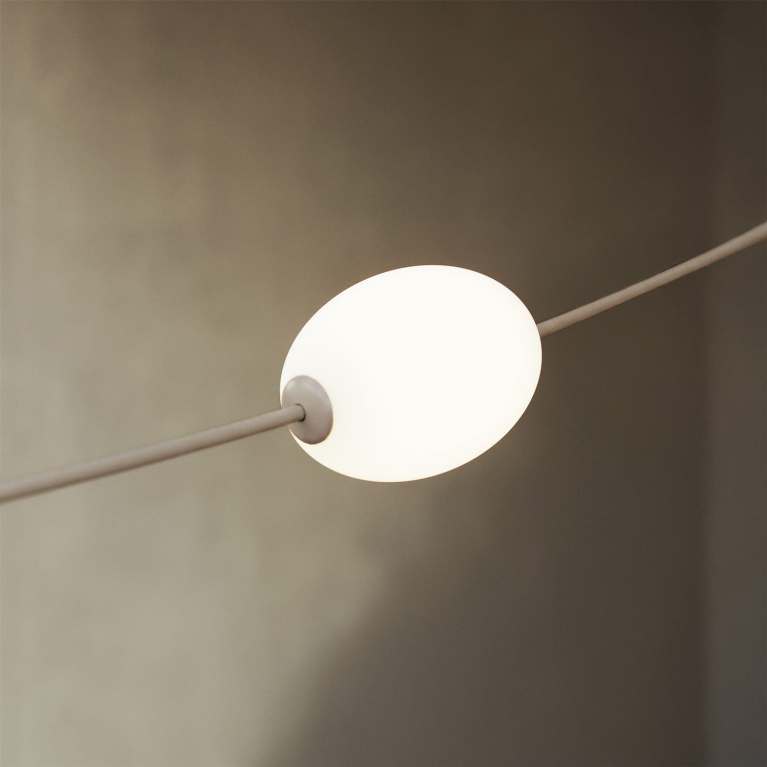 Catena luminosa 3 punti luce da esterno IP67 Desert Brown - Marina3