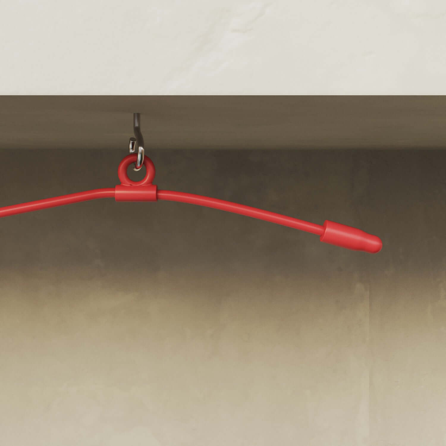 Catena luminosa reticolare 7 punti luce da esterno IP67 Rosso stella marina - Marina GRID