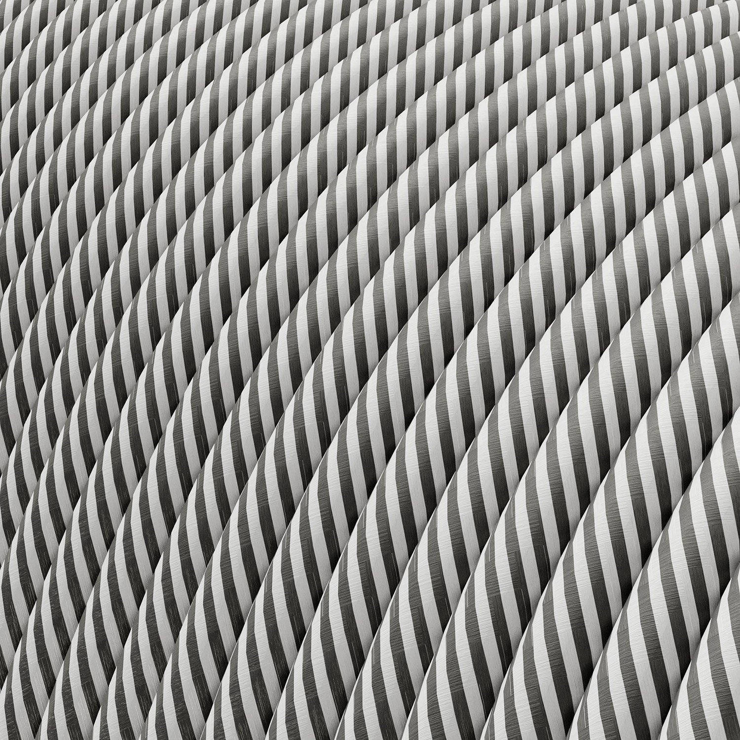 Cavo elettrico Extra Low Voltage rivestito in tessuto Bianco Ardesia Vertigo ERM37