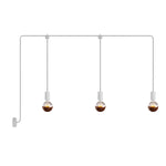 E-Snake Modulair Lampada da esterno IP65 a 3 luci con rosone - Bianco