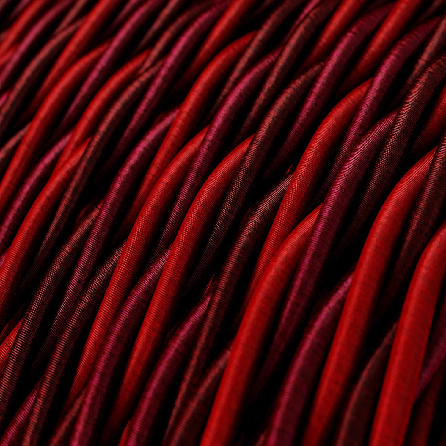 Filo elettrico in tessuto lucido Asburgo - L'Originale Creative Cables, progettato per valorizzare le tue lampade - TG05 - Creative Cables