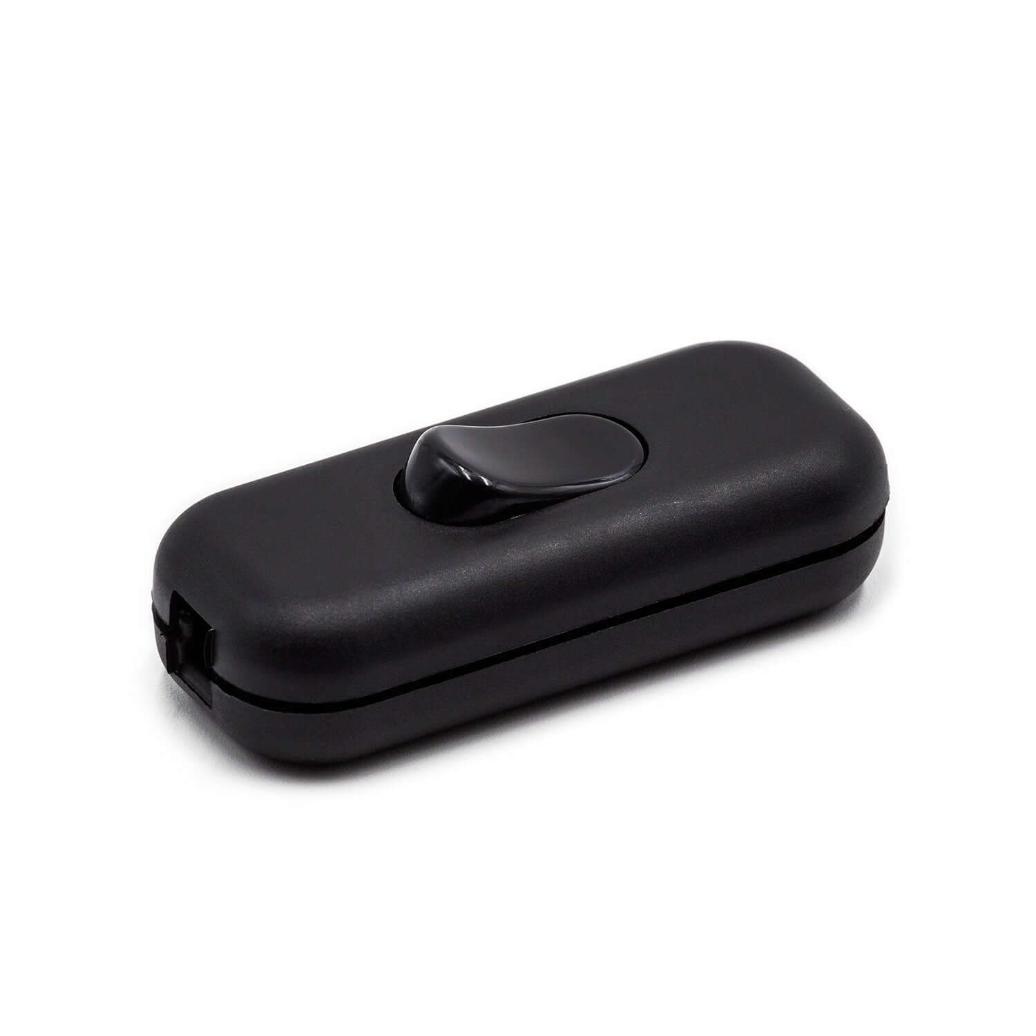 Interruttore unipolare infracavo con morsetto di terra - Nero