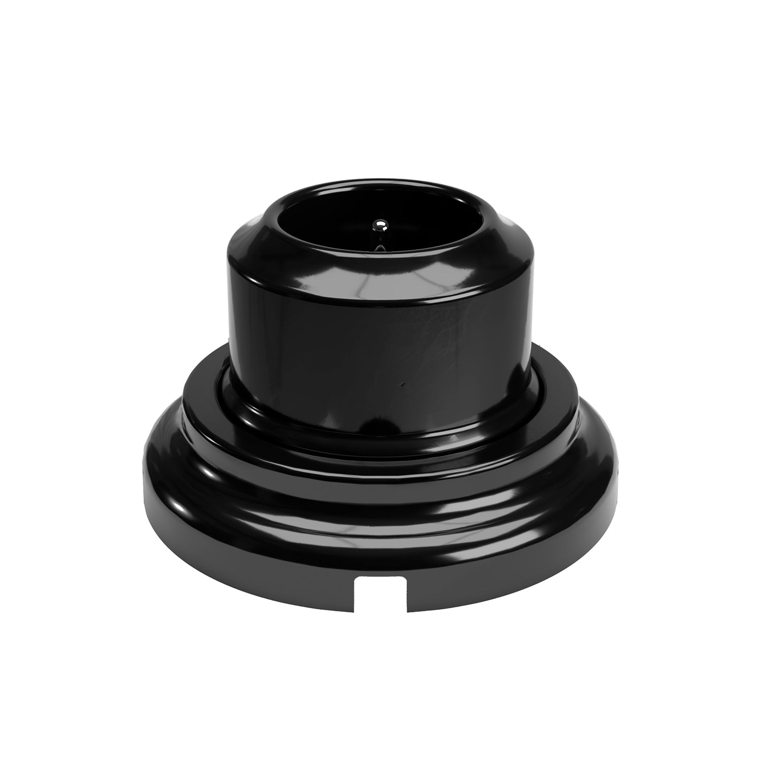 Kit presa a muro di tipo francese e base in porcellana - Nero - Creative Cables