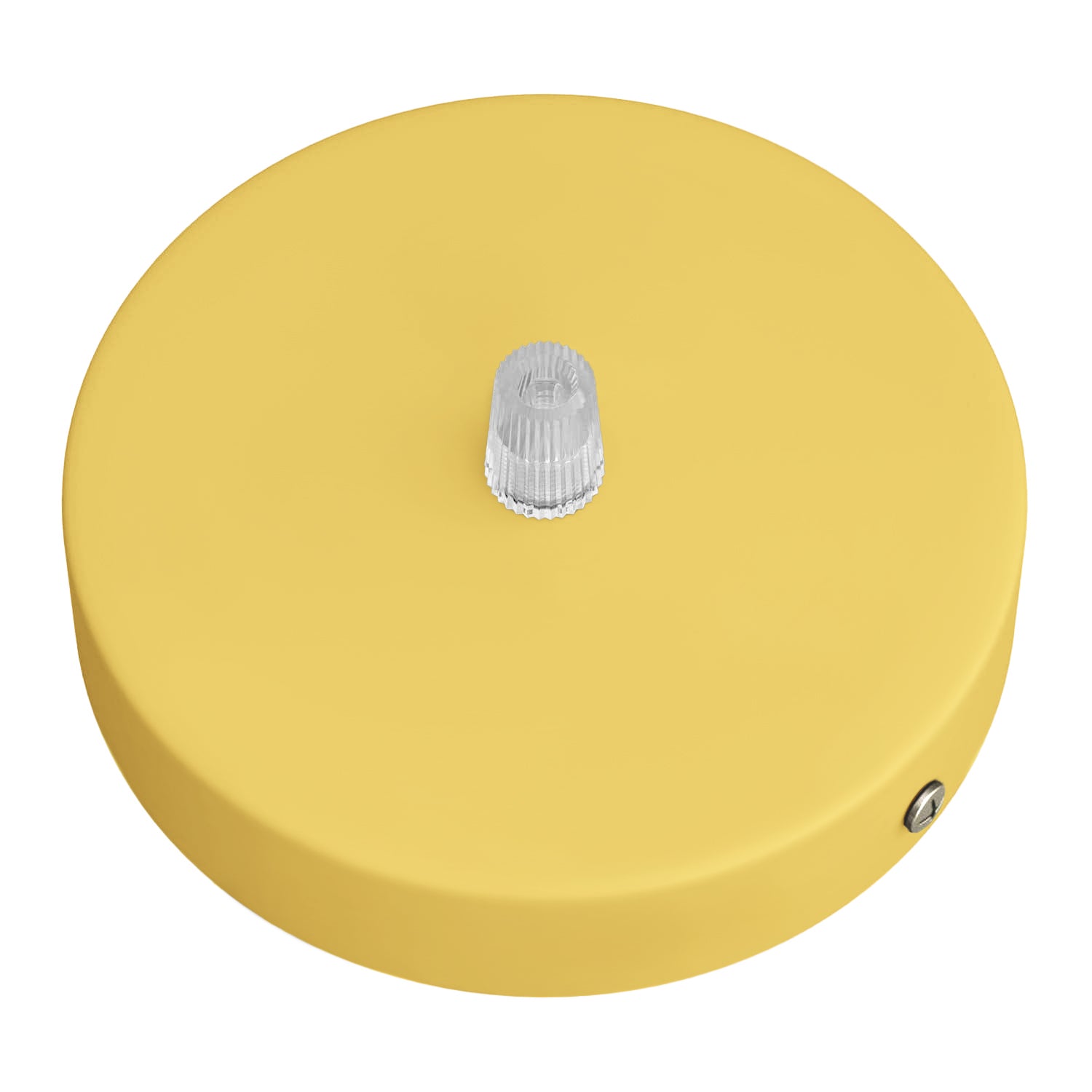 Kit rosone cilindrico in metallo - Mostarda - Creative Cables