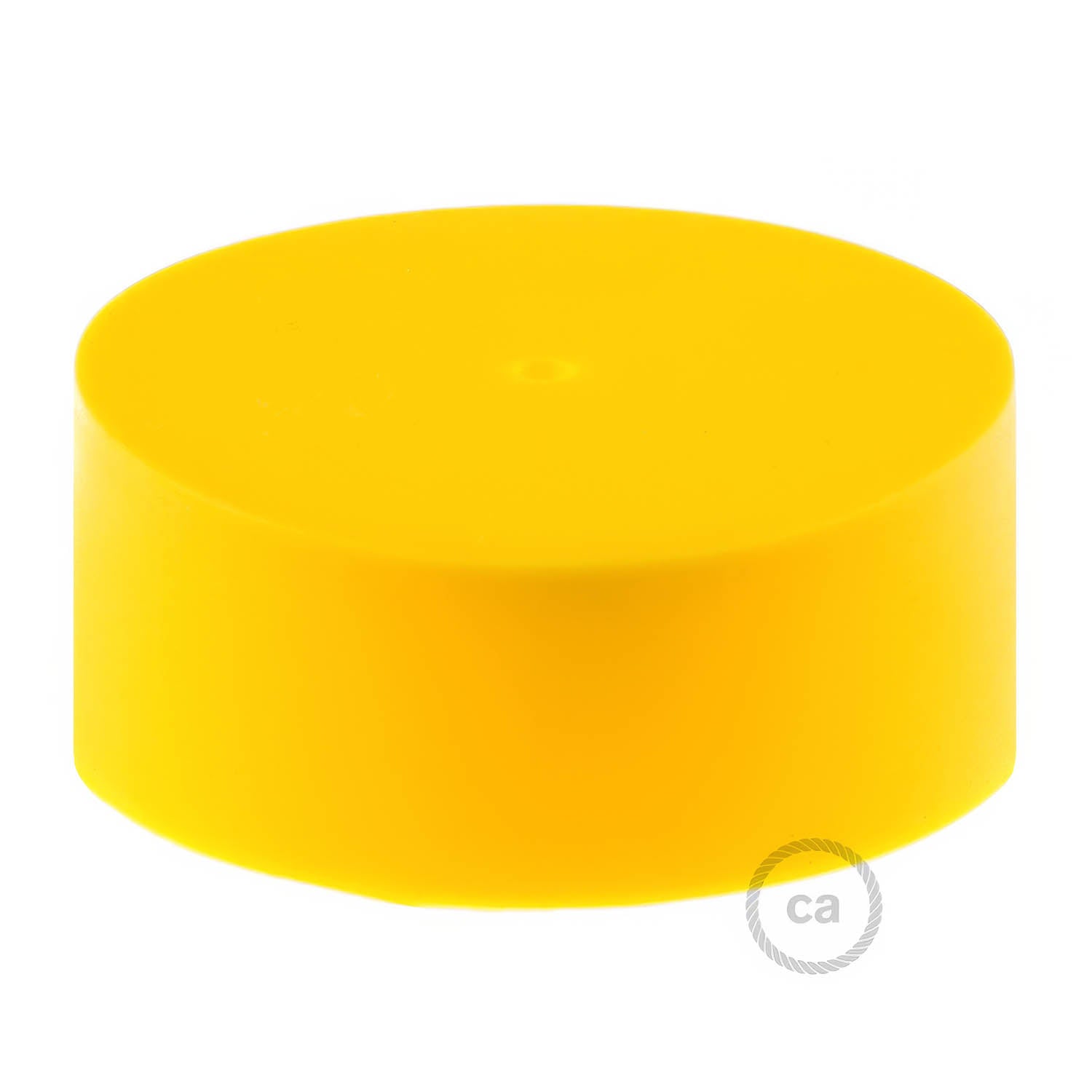 Kit rosone cilindrico in silicone - Giallo - Creative Cables