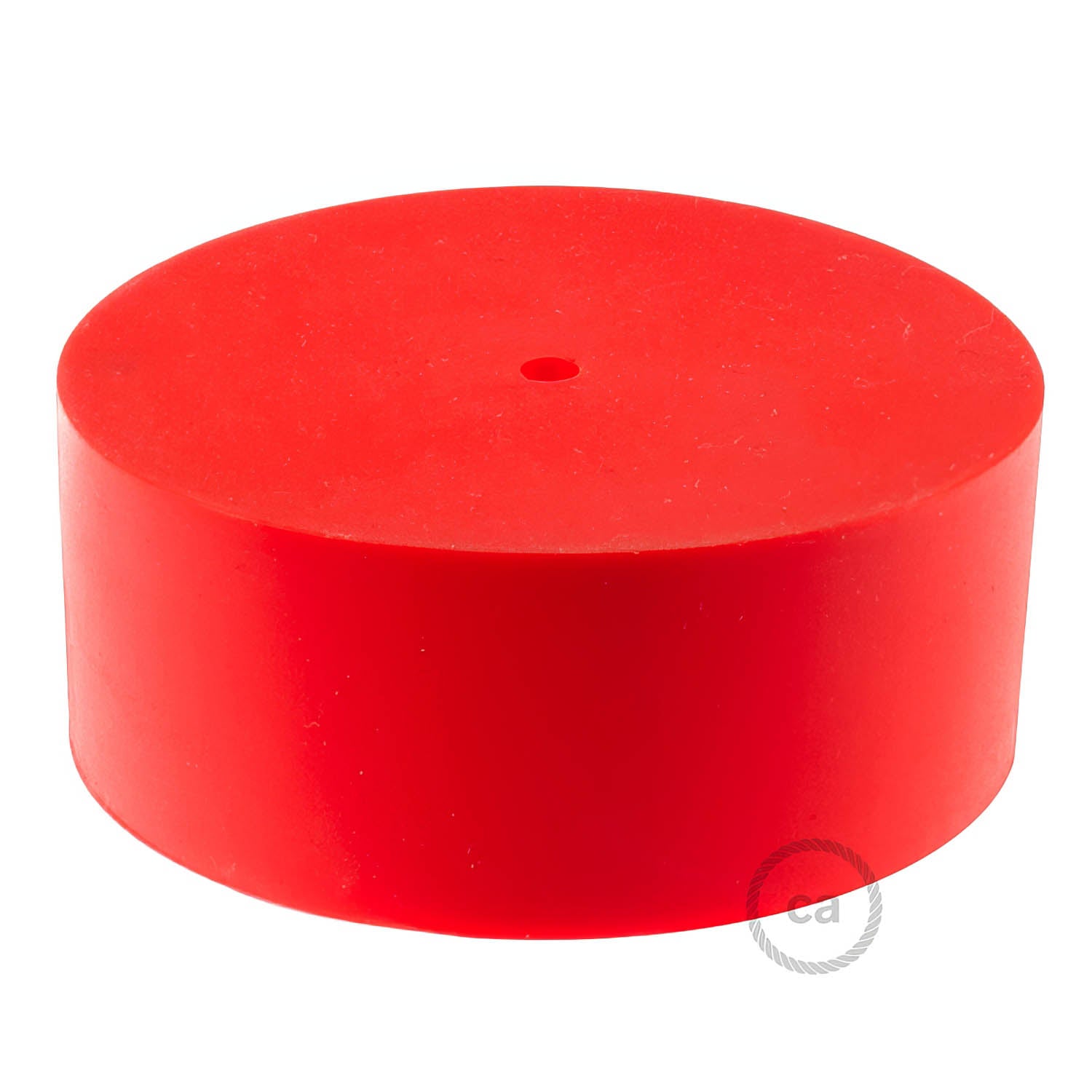 Kit rosone cilindrico in silicone - Rosso - Creative Cables