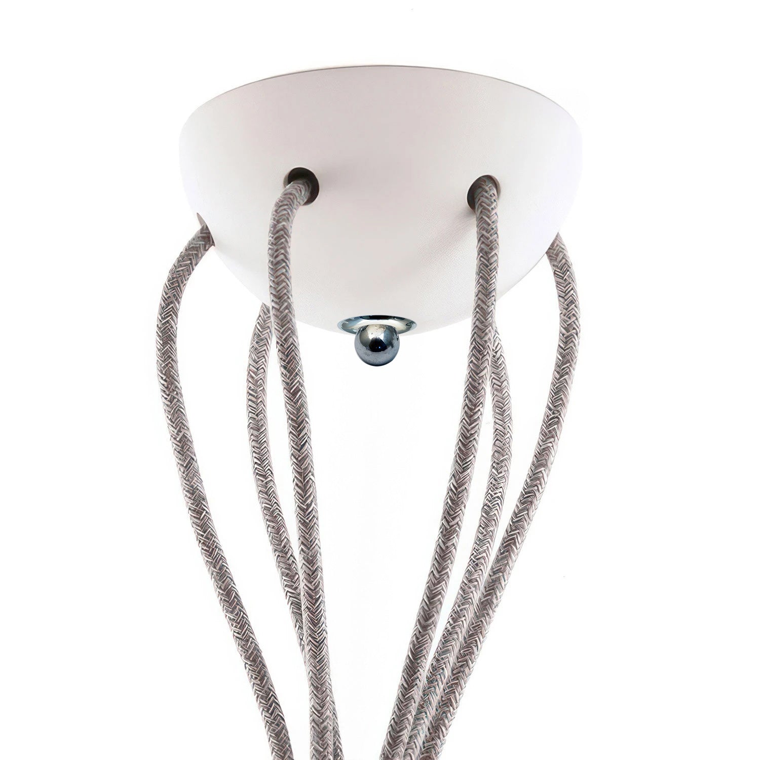 Kit rosone in ceramica a 6 fori - Biscotto - Creative Cables