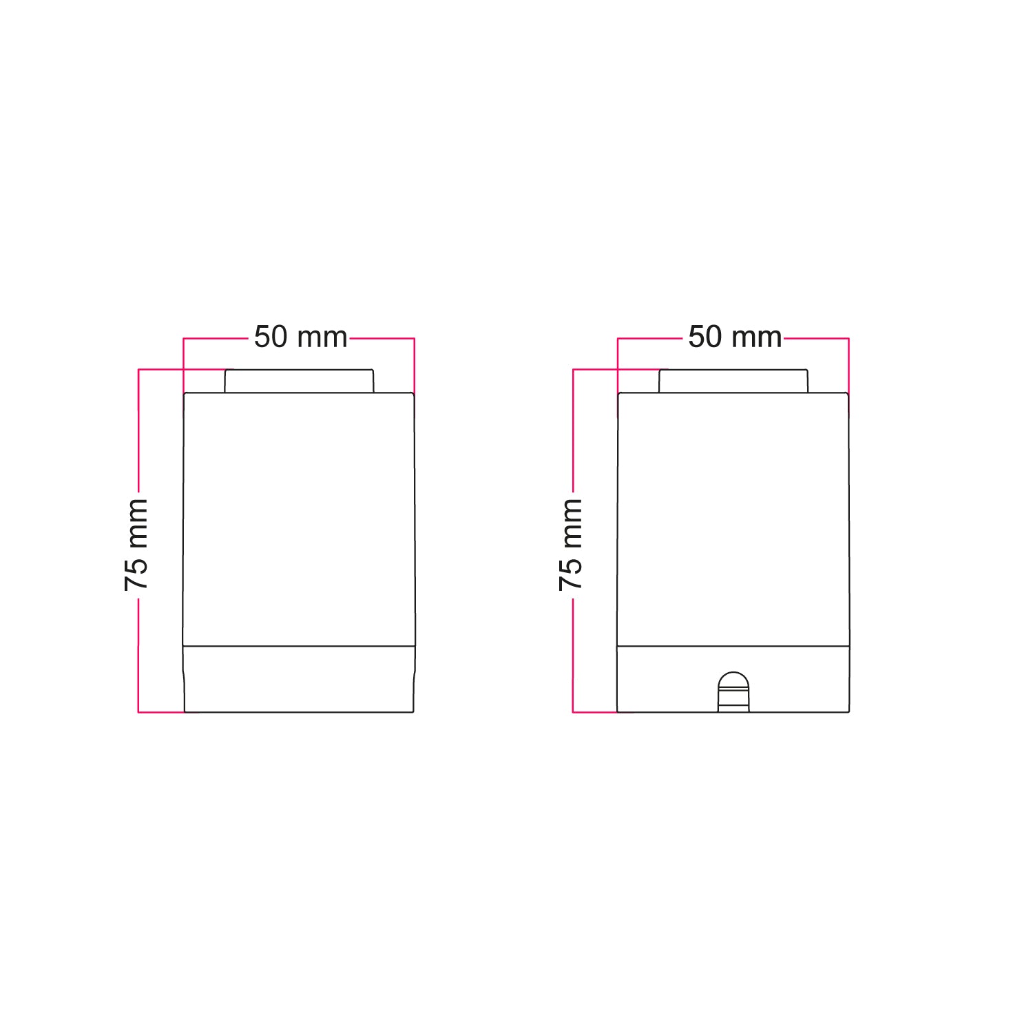 Kit Spostaluce con portalampada E27 per paralume - Bianco