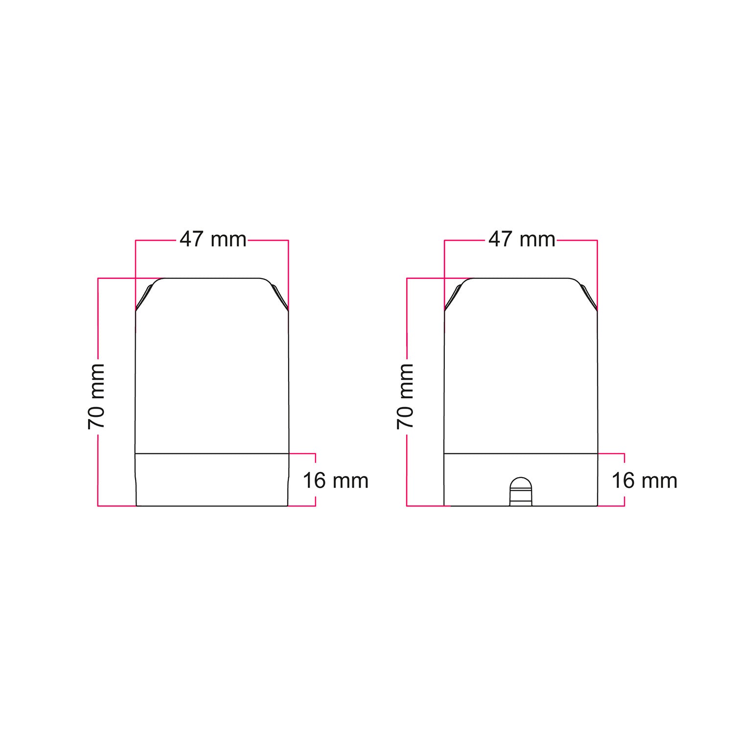 Kit Spostaluce esse14 con portalampada S14d - Effetto White marble