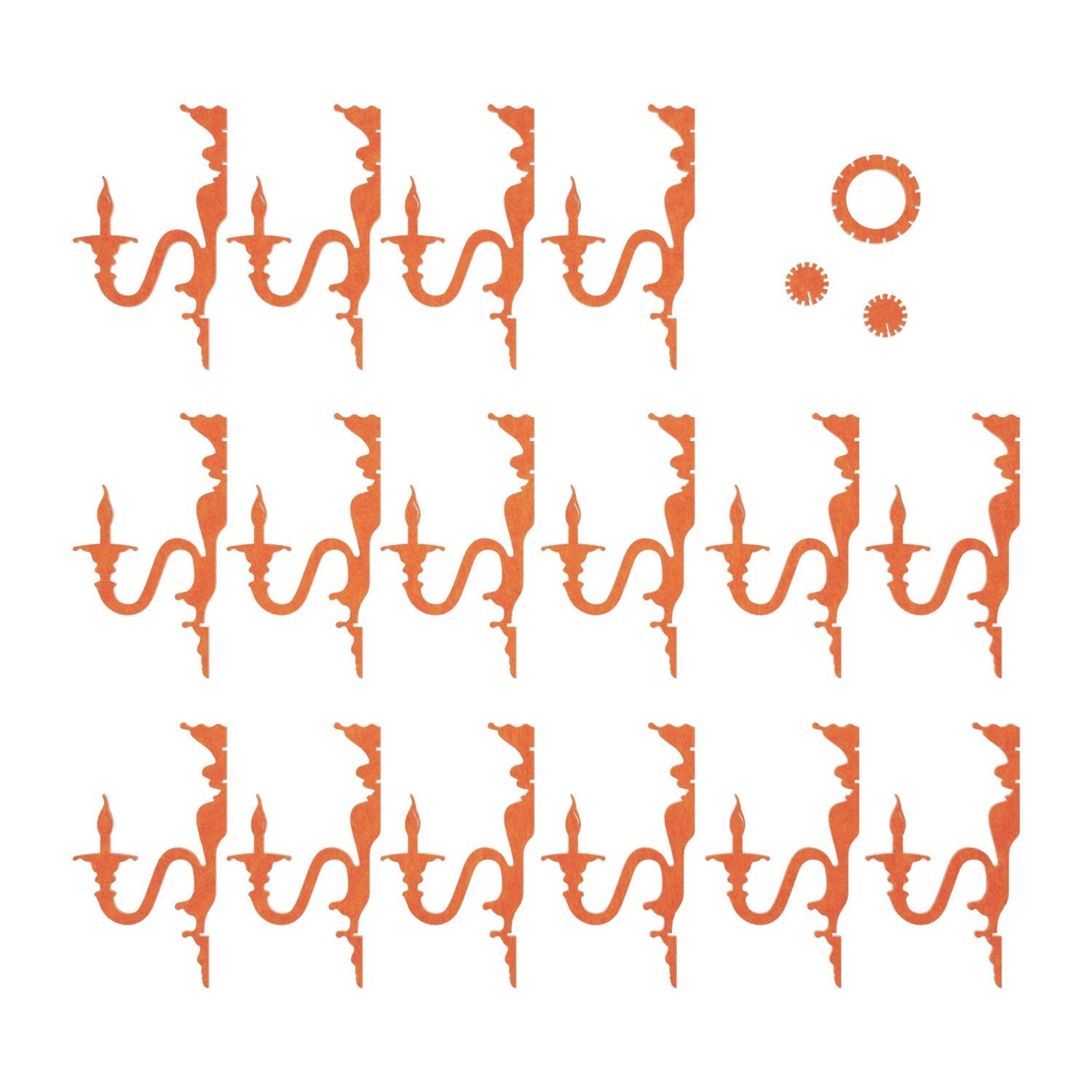 Lampada a sospensione con paralume classico SHHANDELIER in materiale fonoassorbente - Arancione melange