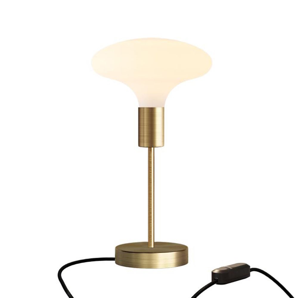 Lampada da tavolo Alzaluce Idra in metallo - Bronzo satinato Dimmer