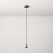 Lampada faretto a sospensione singola Mini Spotlight GU1d0 - Titanio satinato