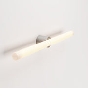 Lampada in metallo da parete o soffitto con lampadina LED lineare S14d - Titanio satinato