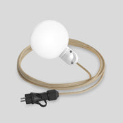 Lampada plug-in da esterno Modulair IP65 con paralume infrangibile Unbreak-a-Ball e cavo SN06