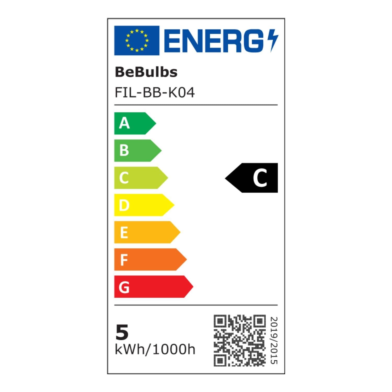Lampadina LED Lucia G125 4,8W 806Lm E27 2700K Dimmerabile - Arancione