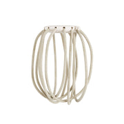 Paralume Cablò multicolor 50 cm e cavi in lino bianco - Creative Cables