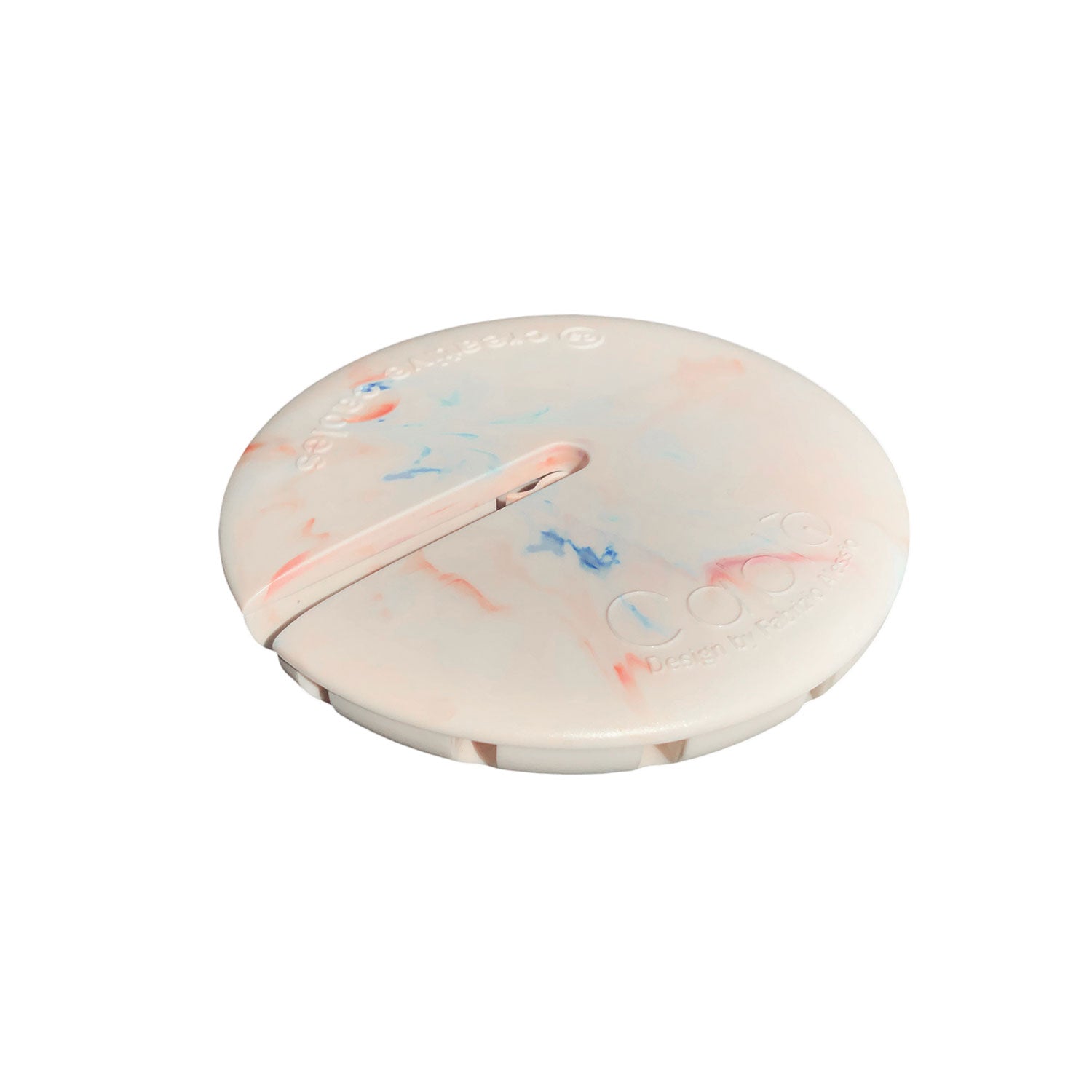 Paralume Cablò multicolor 50 cm e cavi in lino bianco - Creative Cables