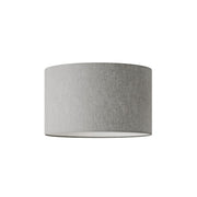 Paralume Cilindro L in tessuto con attacco E27 - Made in Italy - Camelot Grigio