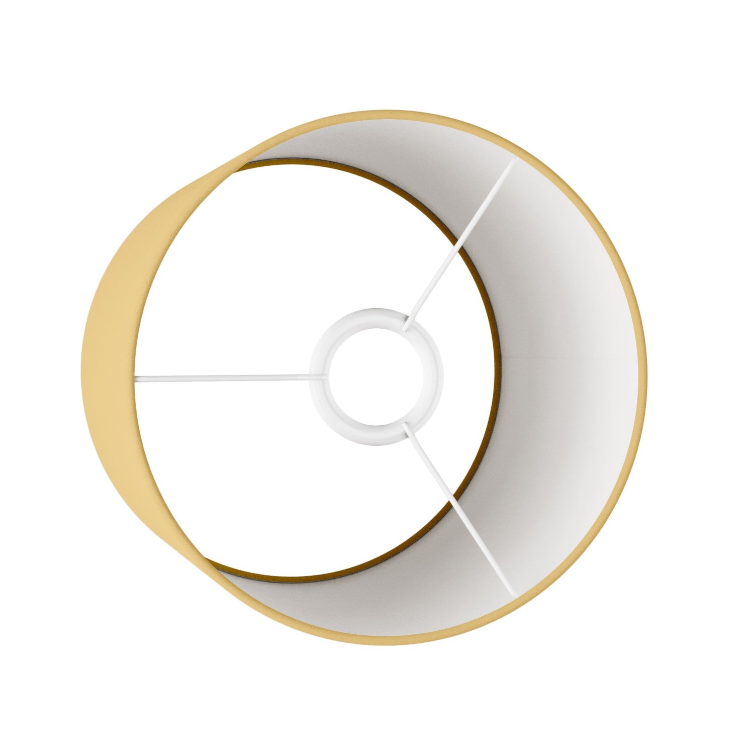 Paralume Cilindro M in tessuto con attacco E27 - Made in Italy - Arenal Oro