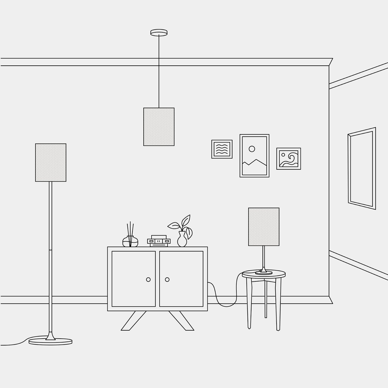 Paralume Cilindro M in tessuto con attacco E27 - Made in Italy - Arenal Sabbia