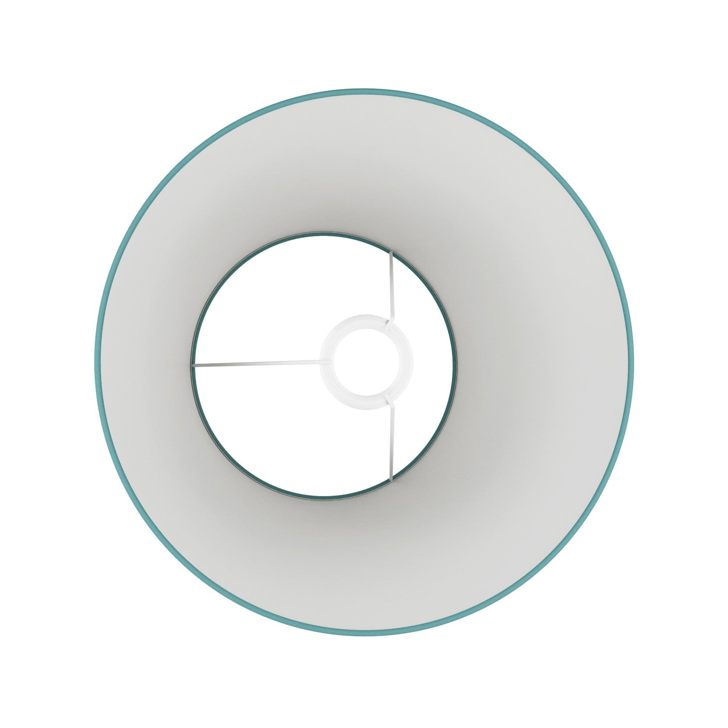Paralume Impero M in tessuto per lampada da terra con attacco E27 - Made in Italy - Teletta Verde Dubbio