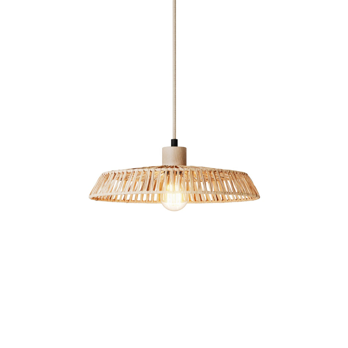 Lampenkap van raffia Moorea - diameter 35 cm – Creative Cables