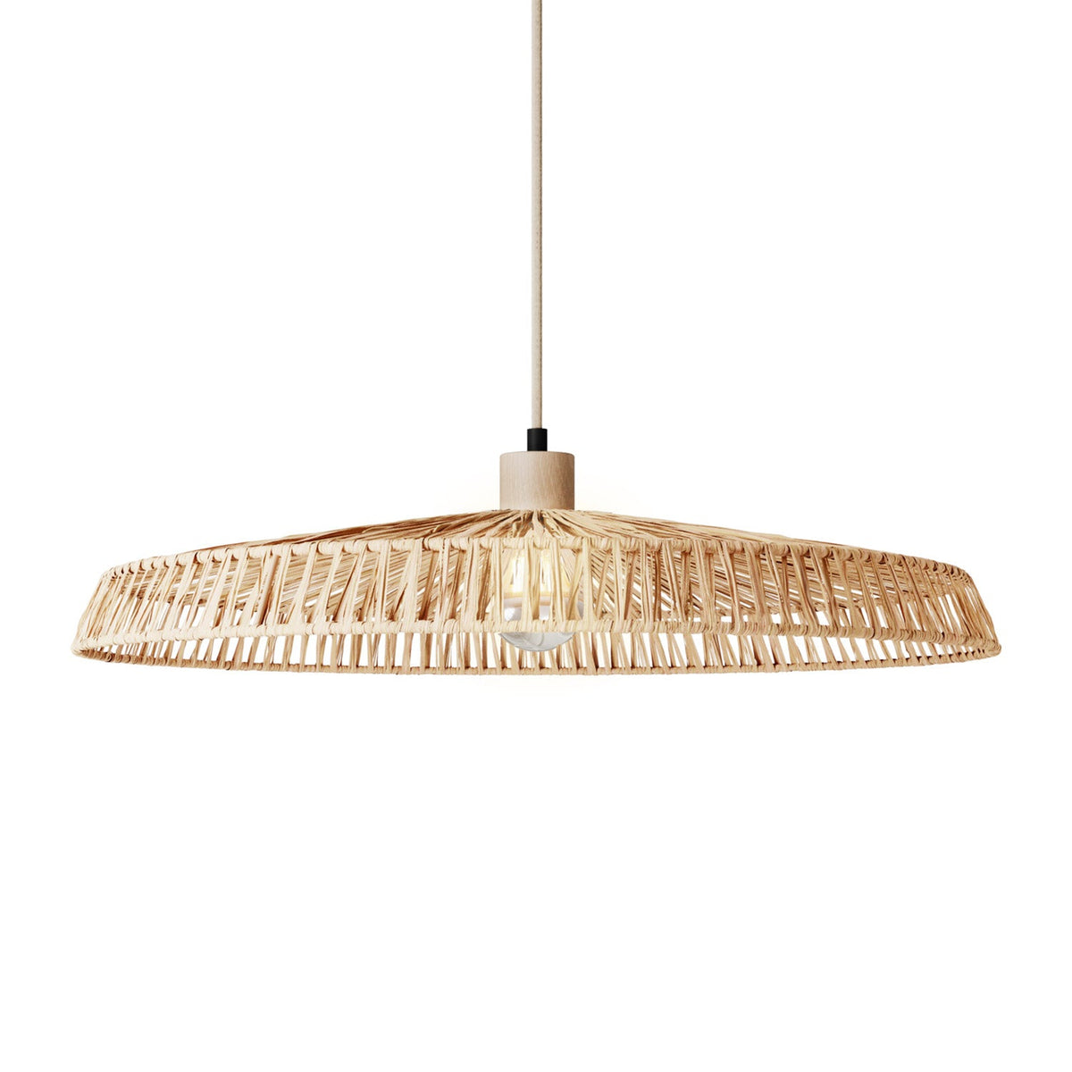 Lampenkap van raffia Tahiti - diameter 54 cm – Creative Cables