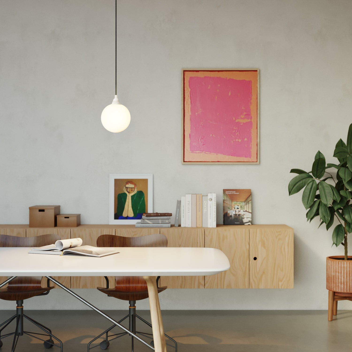 Paralume infrangibile Unbreak-a-Ball - Bianco