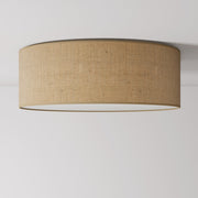 Plafoniera in tessuto Large Juta naturale - Made in Italy