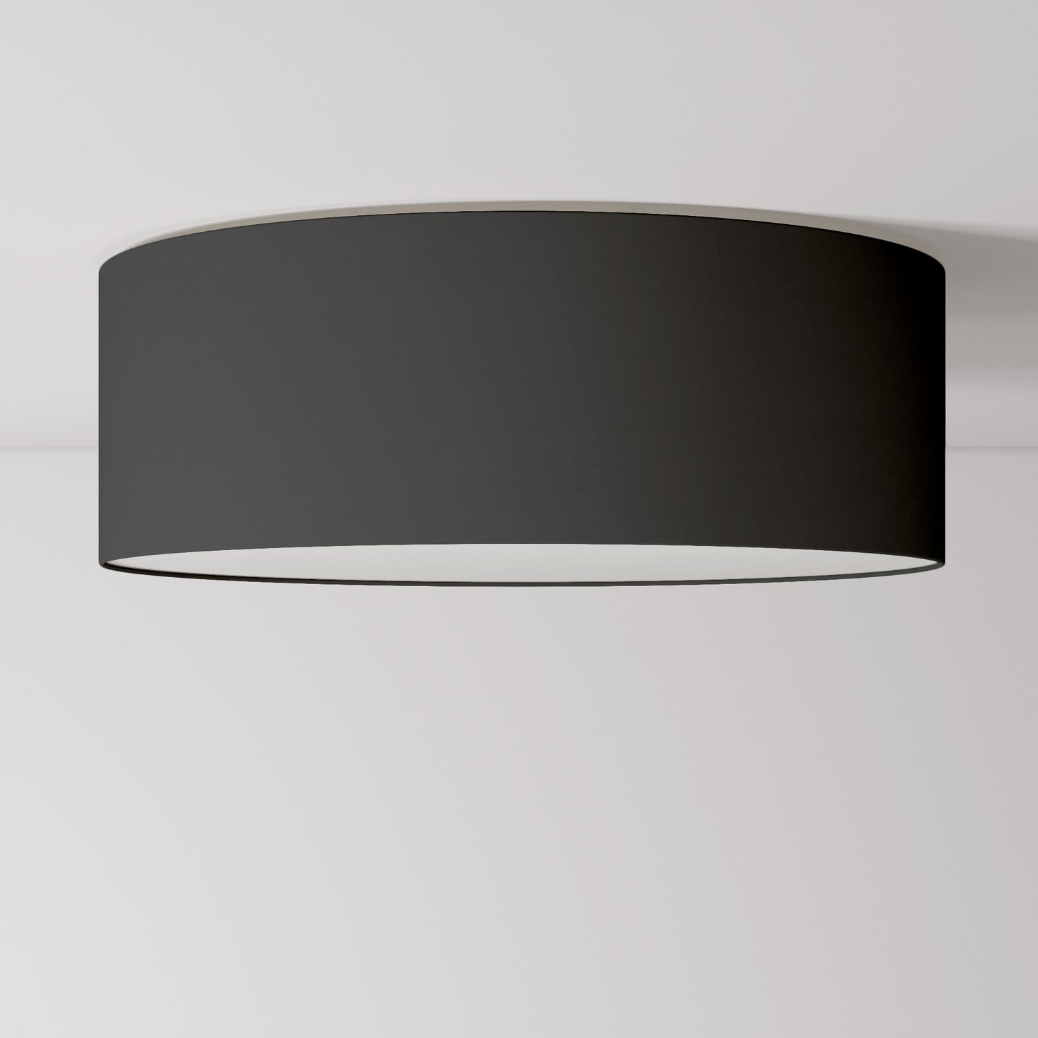 Plafoniera in tessuto Large Teletta antracite - Made in Italy - Creative Cables