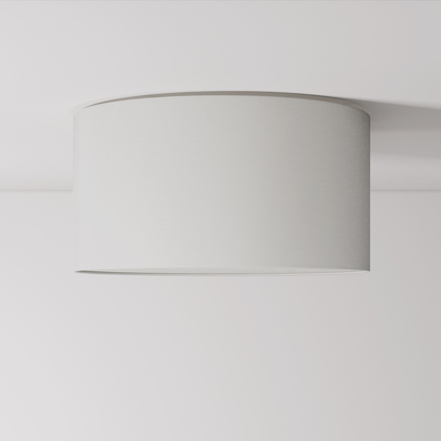 Plafoniera in tessuto Medium Lino crudo - Made in Italy - Creative Cables