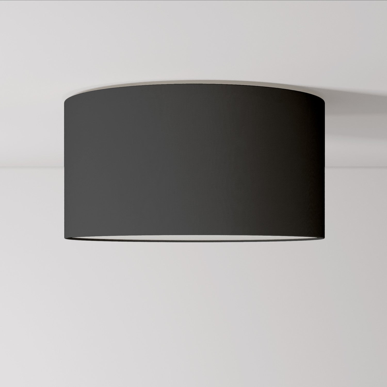 Plafoniera in tessuto Medium Teletta antracite - Made in Italy - Creative Cables