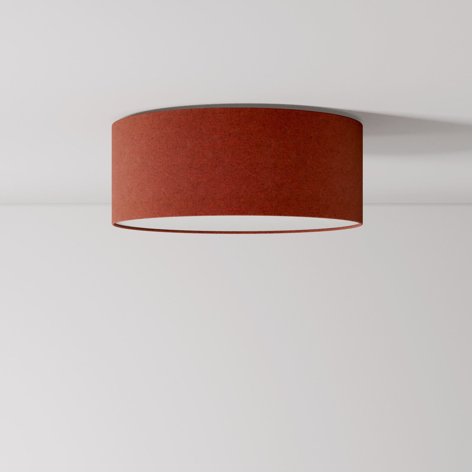 Plafoniera in tessuto Small - Made in Italy - Lana Aragosta - Creative Cables