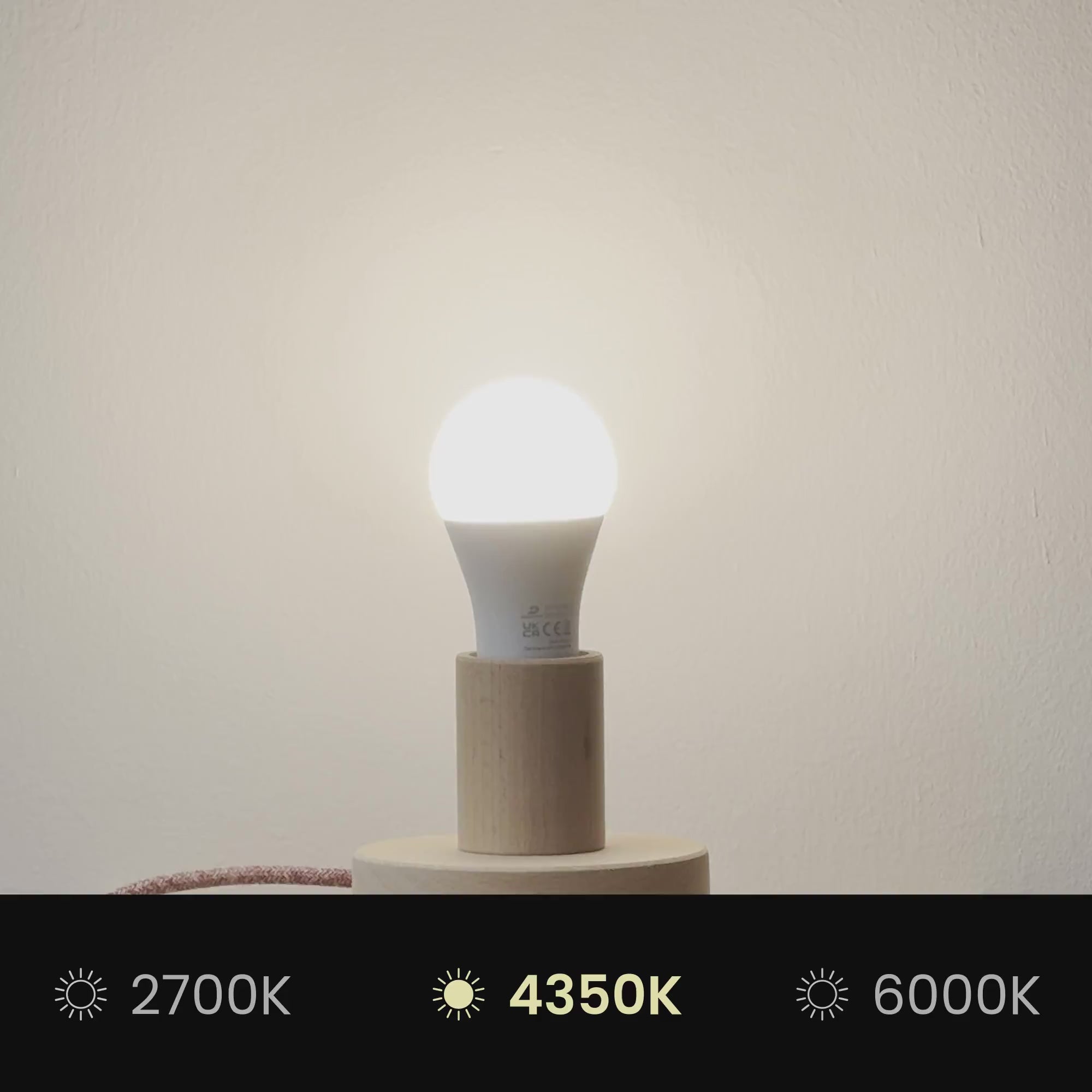 Charger la vidéo : Abat-jour Impero L pour lampe de table ou applique avec douille E27 - Fabriqué en Italie - Lin Brut