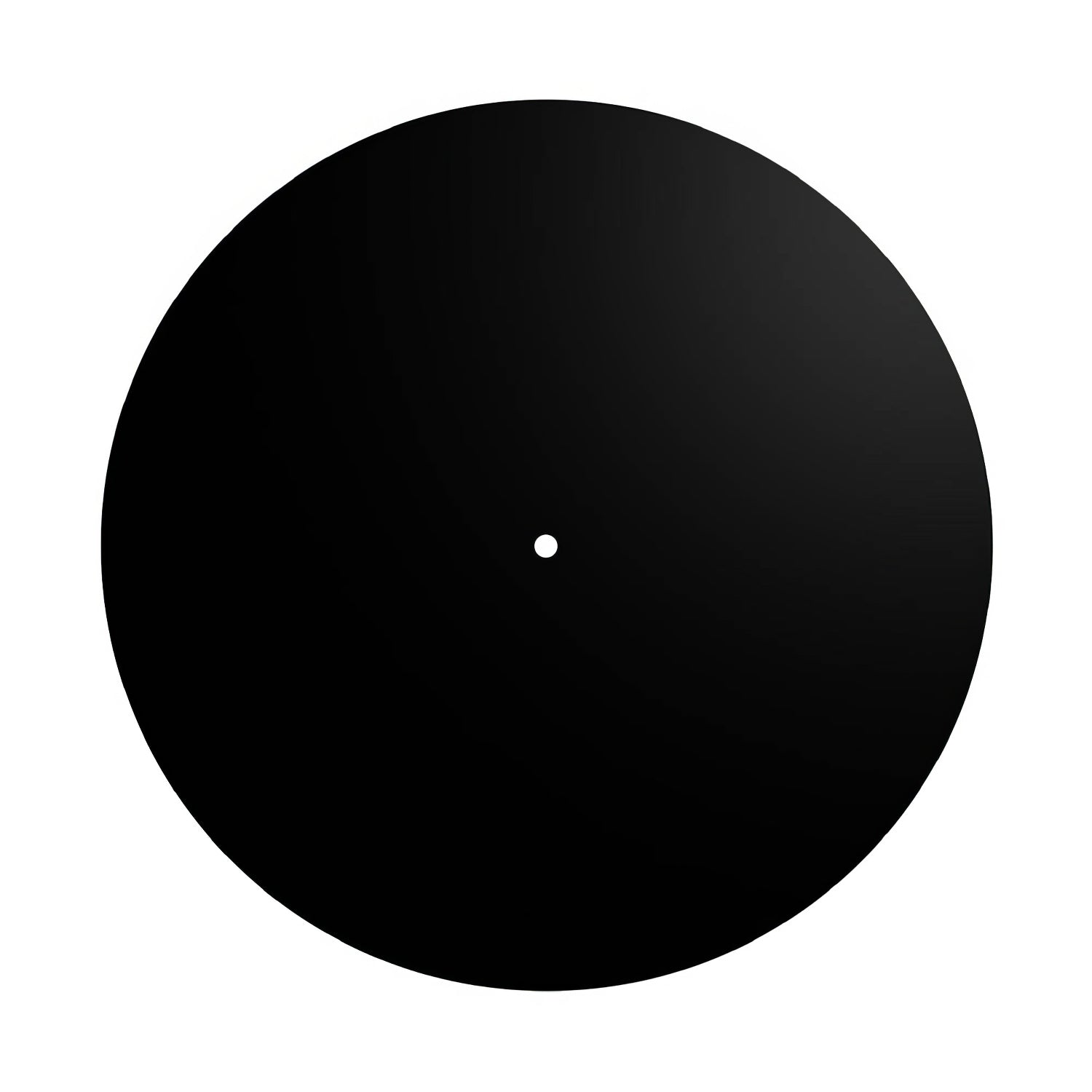 Rosone XXL Rose-One rotondo, diametro 400 mm con 1 foro e 4 fori laterali - Nero opaco Bianco